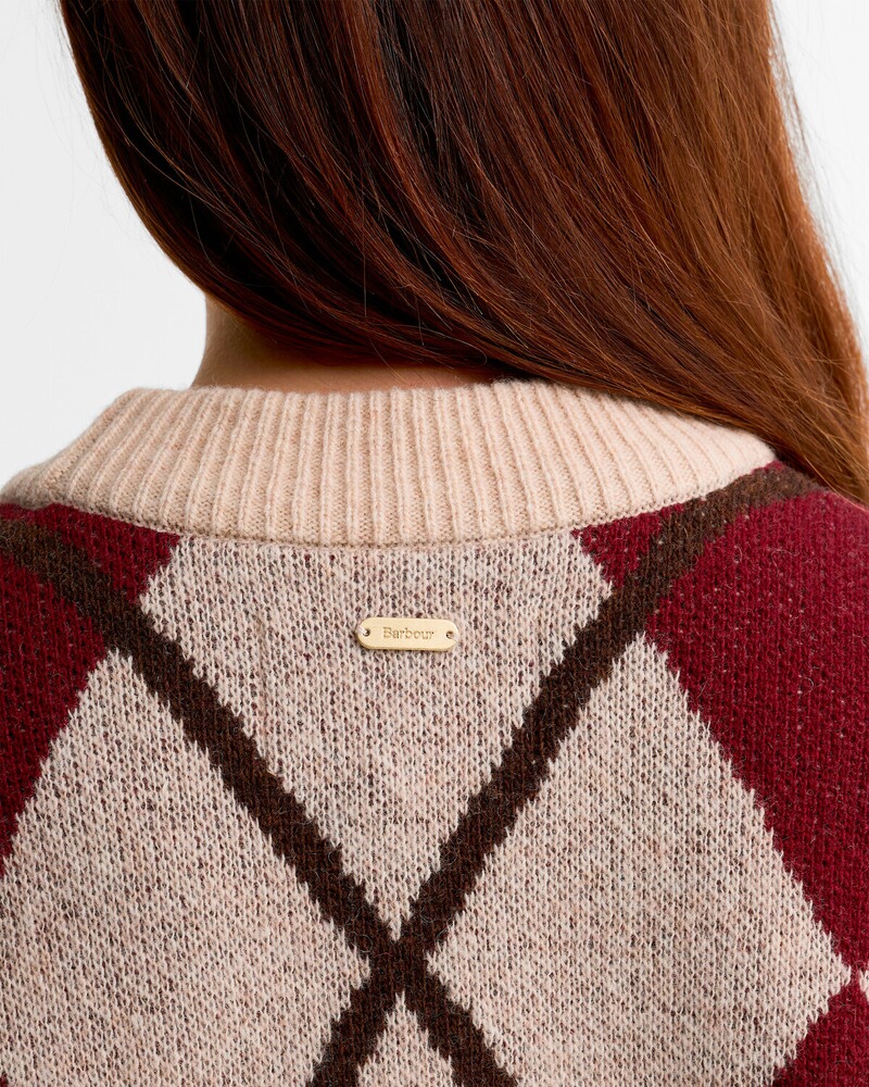Cardigan Harleigh Knitted, Barbour