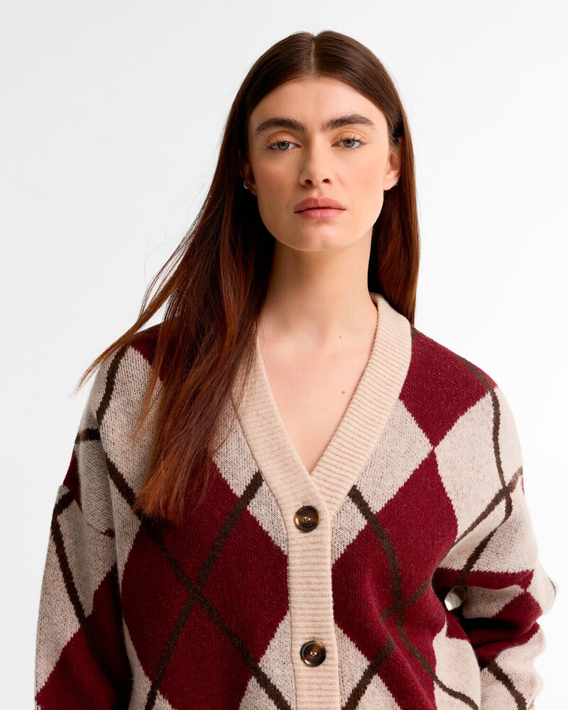 Cardigan Harleigh Knitted, Barbour