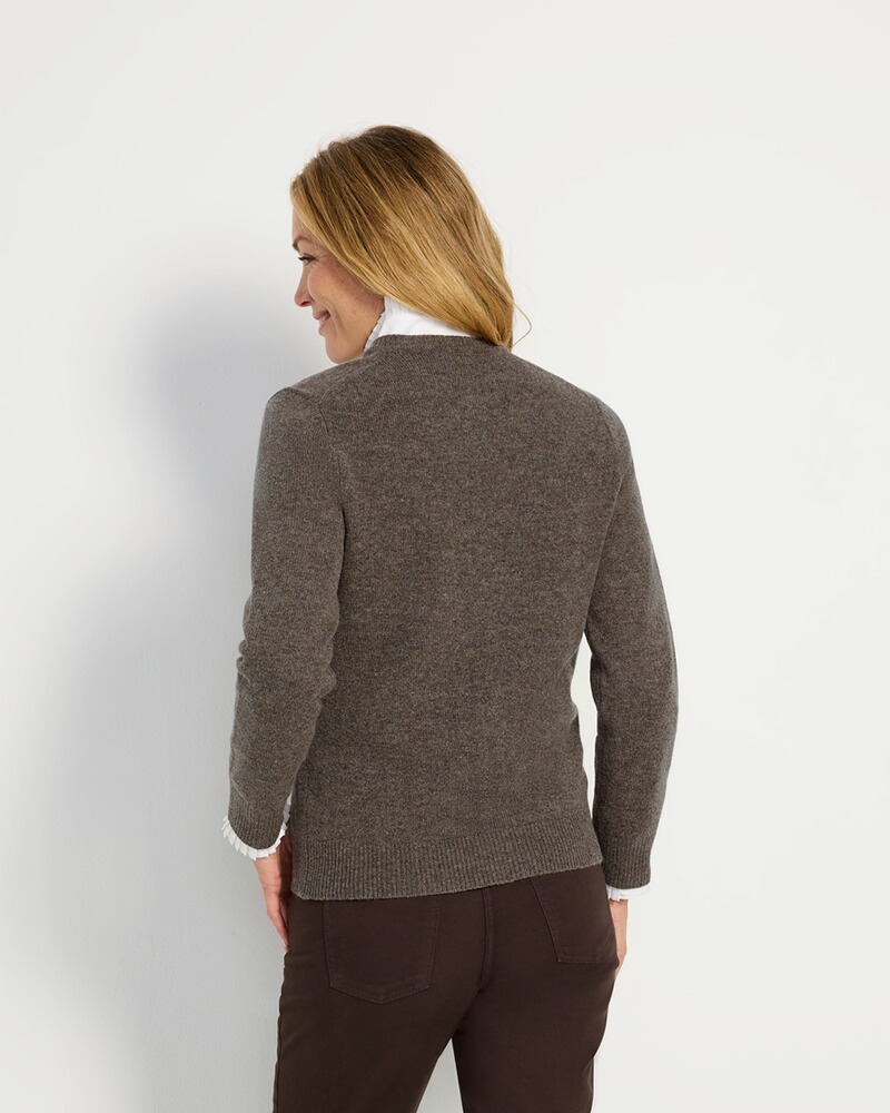 Lambswool Cardigan, HIGHMOOR