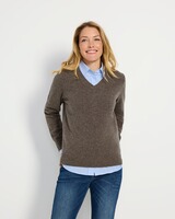 V-Pullover aus Lambswool, HIGHMOOR