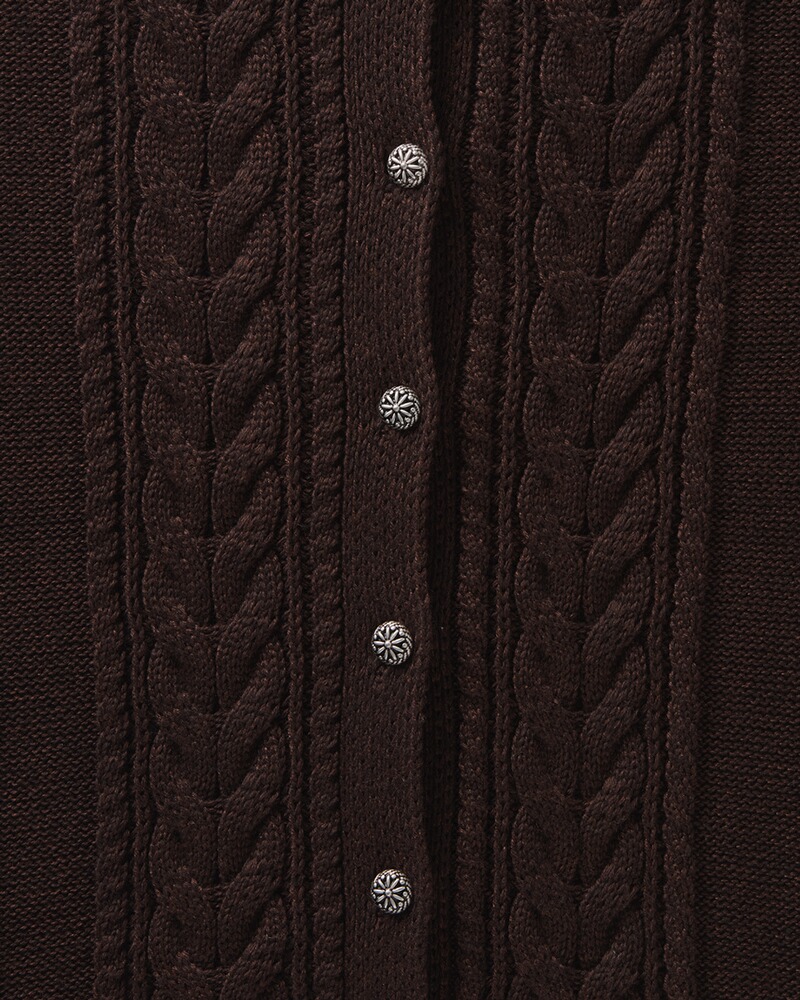 Zopfstrickjacke, Country Line