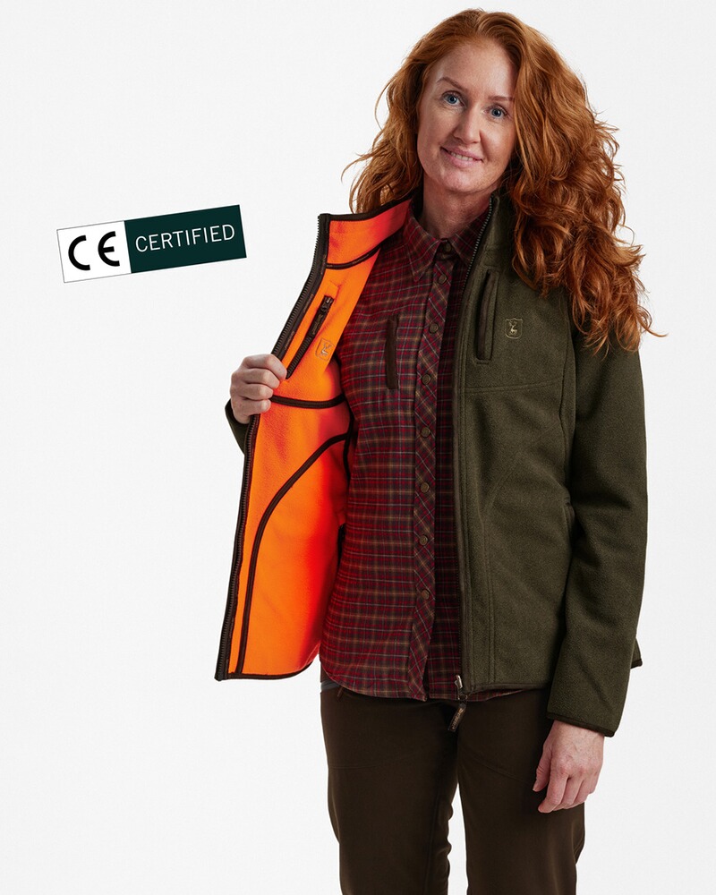 Damen Fleecewendejacke Lady Pam, Deerhunter