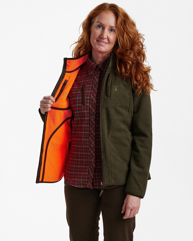 Damen Fleecewendejacke Lady Pam, Deerhunter