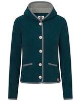 Kapuzen-Strickjacke Malwine, Stapf
