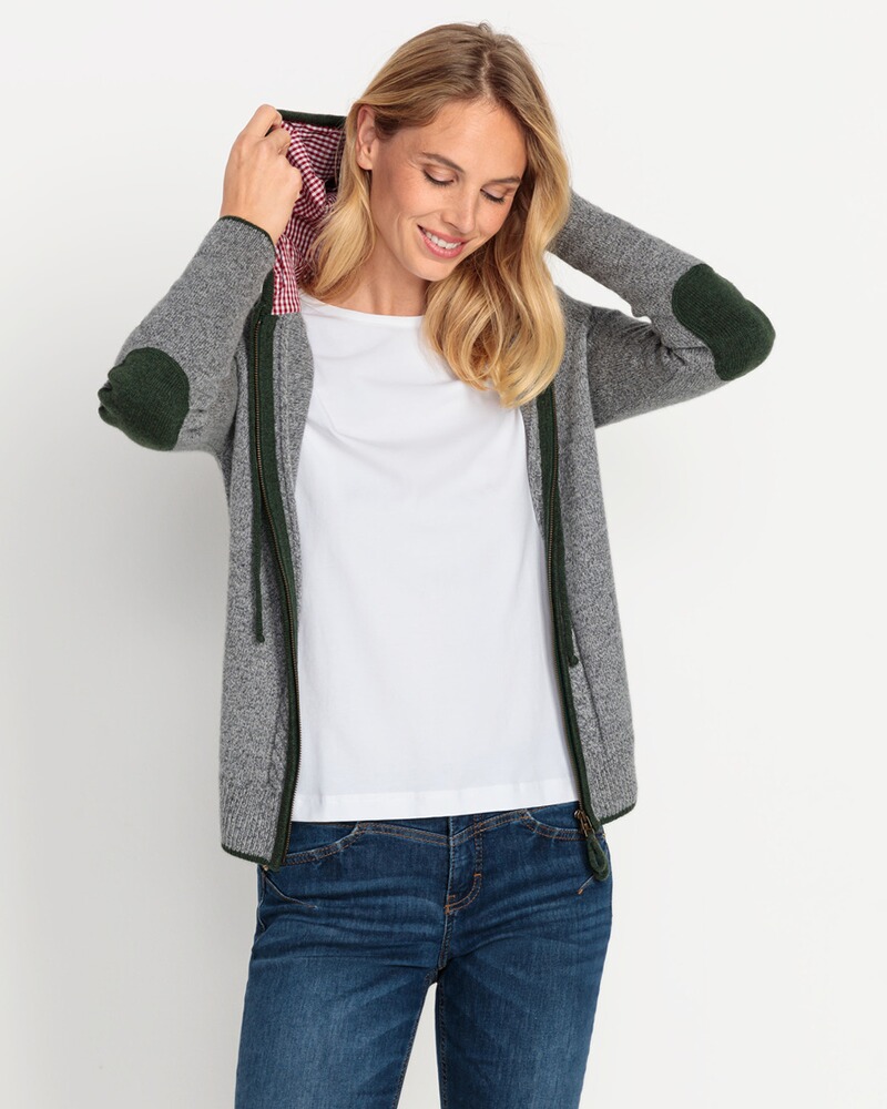 Strickjacke mit Kapuze, REITMAYER