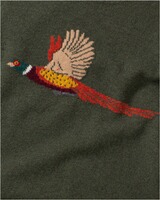 Damen Pullover mit Fasanenmotiv, Parforce Tradition
