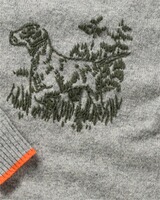Pullover mit Jagdhund, Brigitte von Schönfels