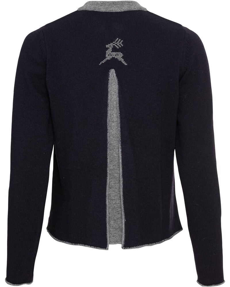 Strickjacke mit Kellerfalte, Luis Steindl