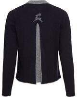 Strickjacke mit Kellerfalte, Luis Steindl