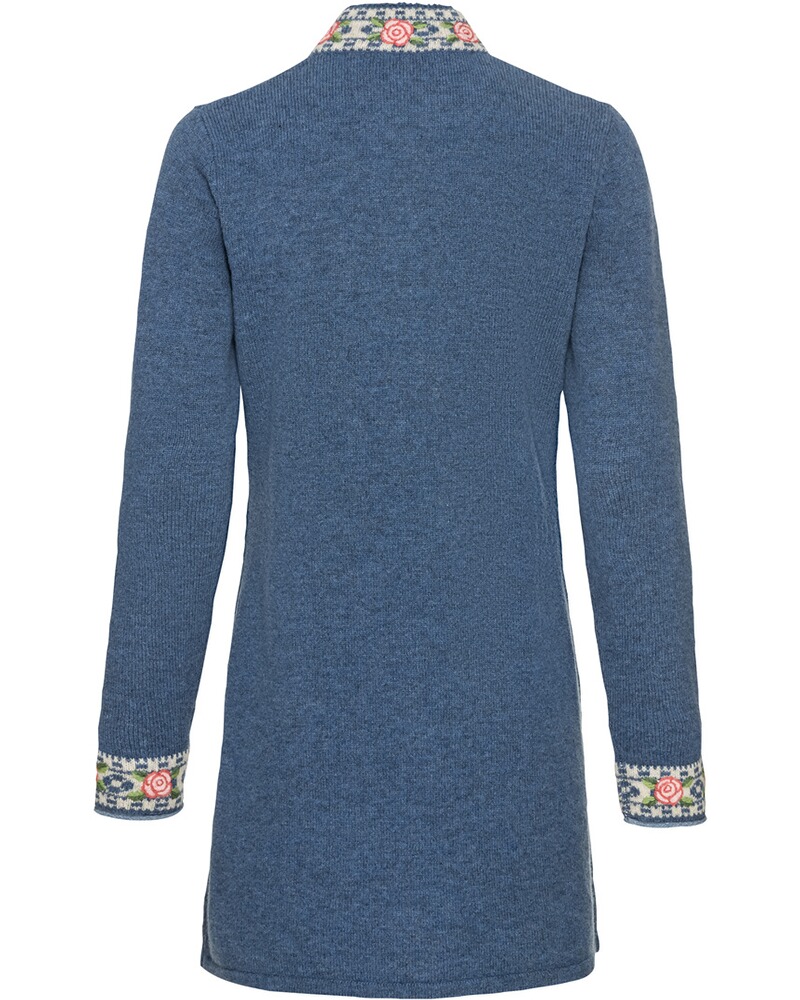 Lange Strickjacke mit Jacquard-Muster, REITMAYER