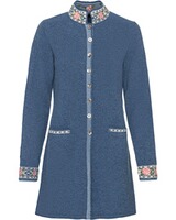 Lange Strickjacke mit Jacquard-Muster, REITMAYER