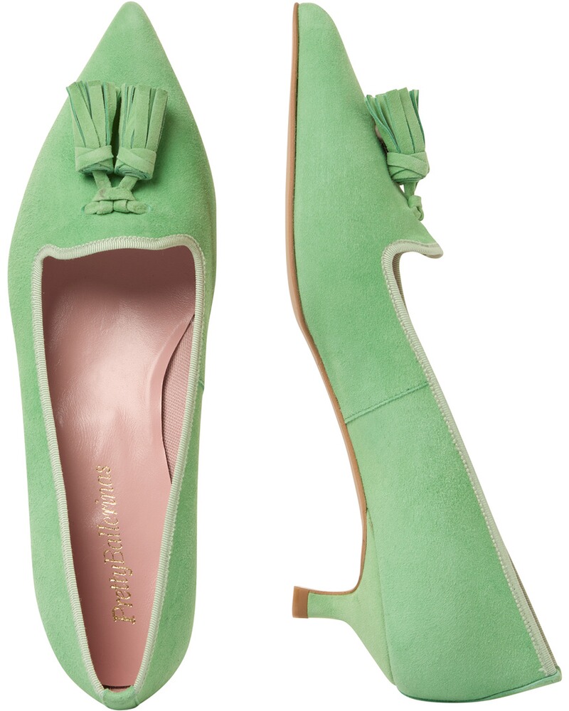 Velourspumps Angelis, Pretty Ballerinas