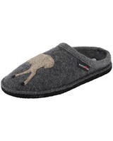 Walk-Pantoffel mit Applikation, Haflinger