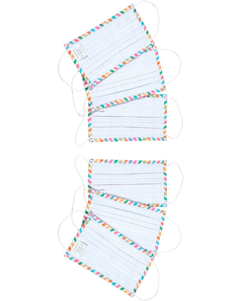 6er Pack Mund-Nasen-Maske Karos, Luis Steindl