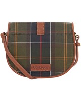 Leder Saddlebag Katrine Tartan, Barbour