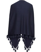 Poncho mit Bommeln, Luise Steiner