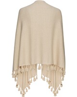 Poncho mit Bommeln, Luise Steiner