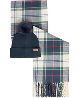 Set: Beanie Dover & Schal Hailes, Barbour