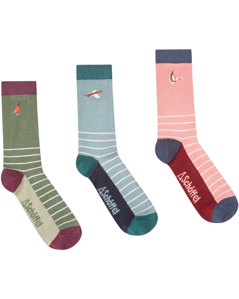 3er-Set Socken Pheasant