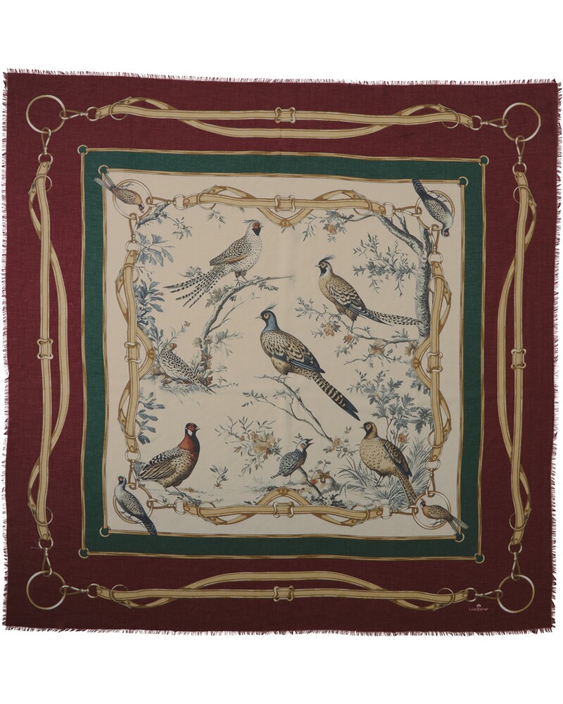 Tuch mit Vogelschar, Luise Steiner