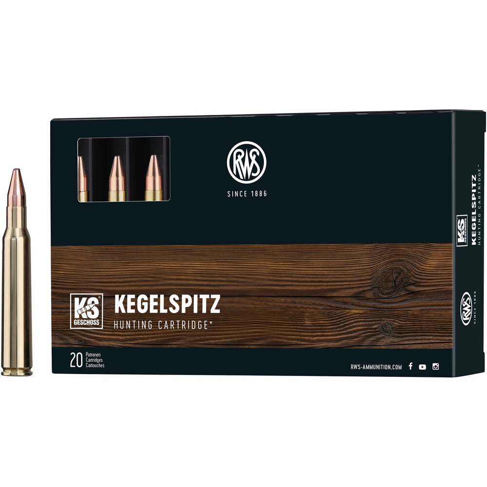 7x64 Kegelspitz 8,0g/124grs., RWS