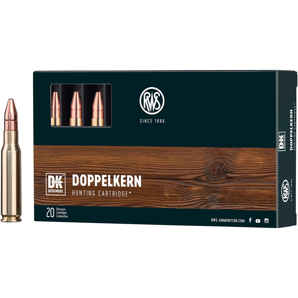 .308 Win. Doppelkern 10,7g/165grs., RWS