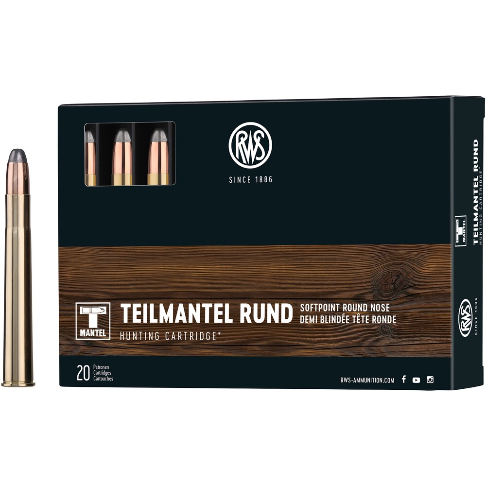 9,3x74 R Teilmantel-R 18,5g/285grs., RWS