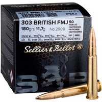 .303 British Vollmantel 11,7g/180grs., Sellier & Bellot