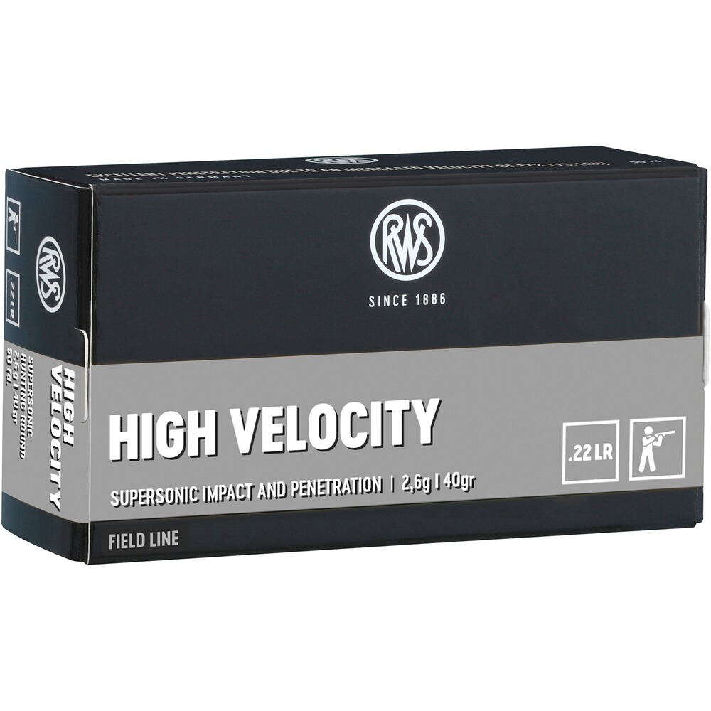 .22 lfb. High Velocity 2,6g/40grs., RWS