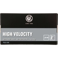 .22 lfb. High Velocity 2,6g/40grs., RWS