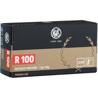 .22 lfb. R 100 2,6g/40grs., RWS