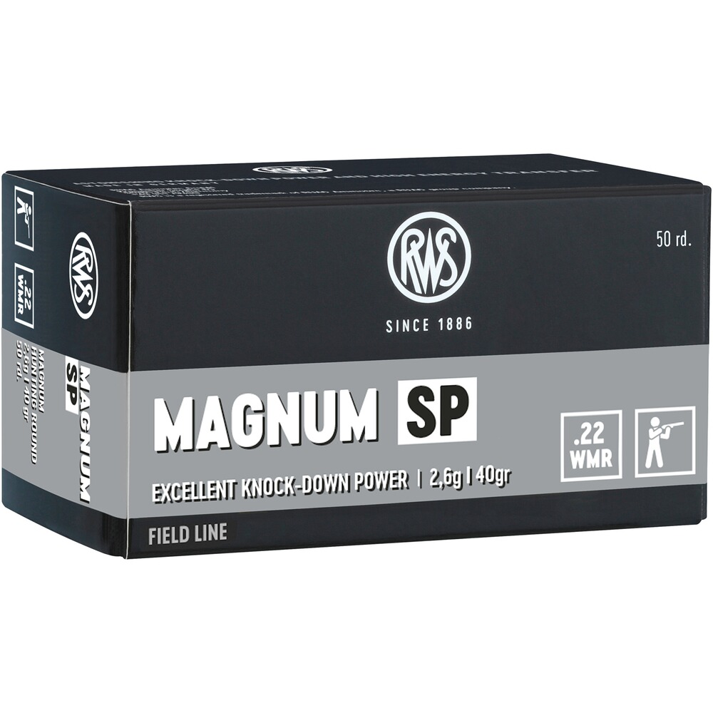 .22 Win. Mag. Teilmantel-Hohlspitz 2,6g/40grs., RWS