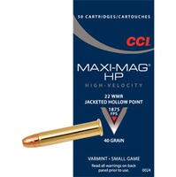 .22 Win. Mag. Teilmantel-Hohlspitz 2,6g/40grs., CCI