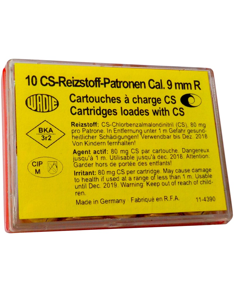 CS-Gaspatronen 9 mm R