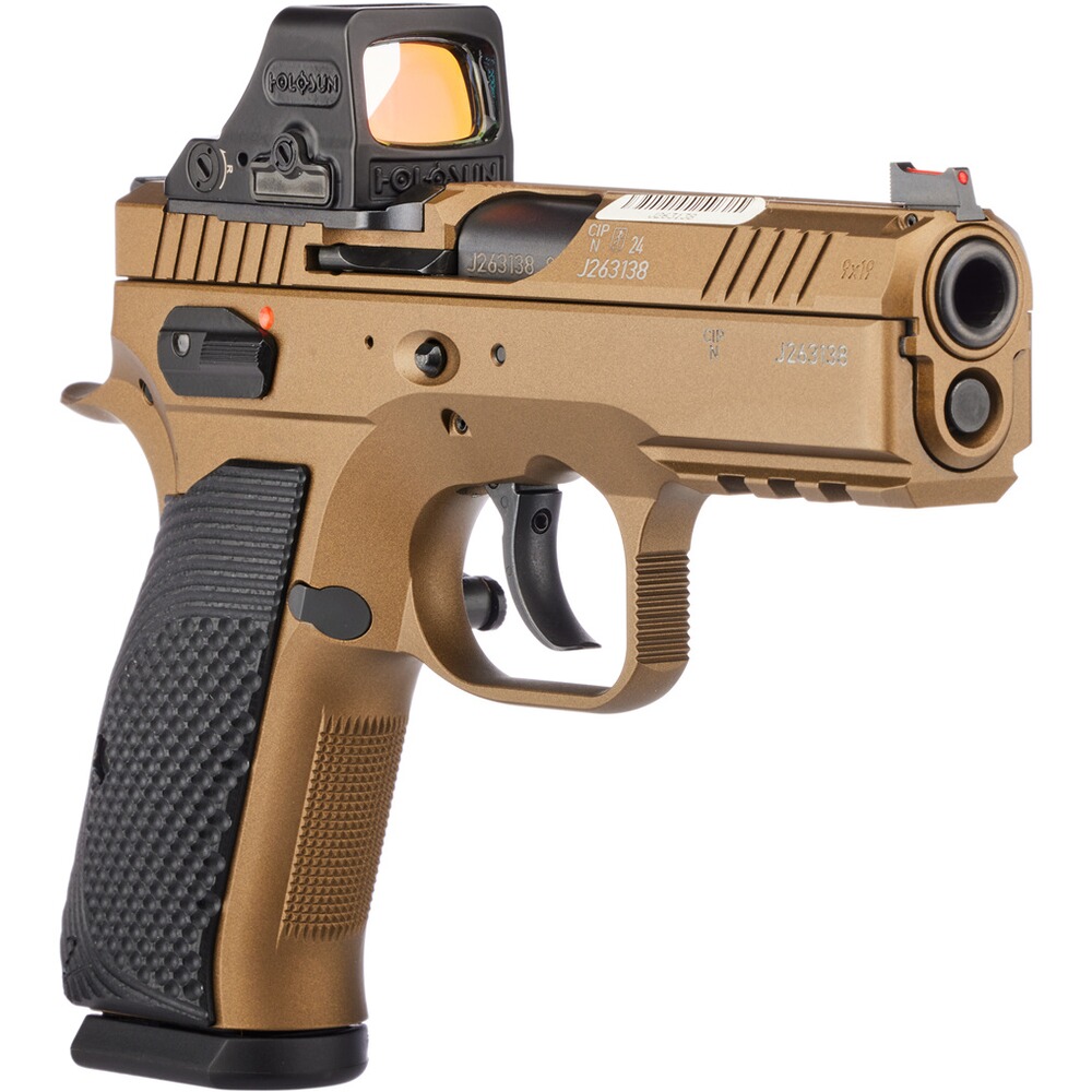 Pistole Shadow 2 Compact Deep Bronze OR mit Red-Dot, CZ