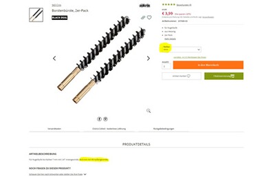 Bewertungsbild zu der Überschrift Artikelbeschreibung (Gewinde).