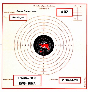 Bewertungsbild zu der Überschrift RWS Rifle Match