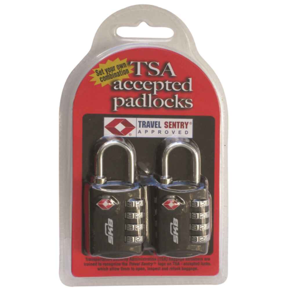 SKB CASES TSA-Kombinations-Vorhängeschloss, 2er-Pack - Futterale