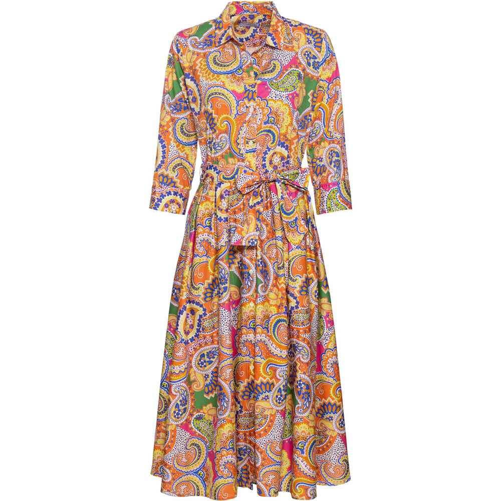 Paisley-Muster - Mode Bekleidung - (Bunt) Hemdblusenkleid - mit Shop - Diva FRANKONIA | Damenmode Online Rossana Kleider