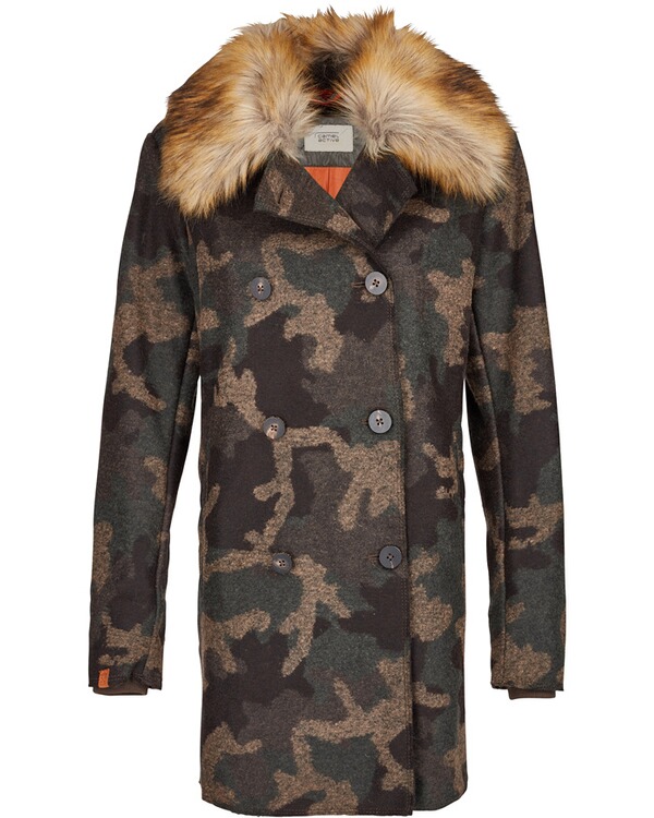 Camel Active Caban Mantel Braun Oliv Mantel Bekleidung Damenmode Mode Online Shop Frankonia At