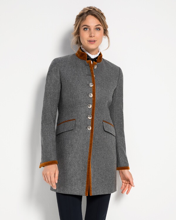 REITMAYER Loden-Gehrock (Grau-Melange) - Janker & Trachtenjacken ...