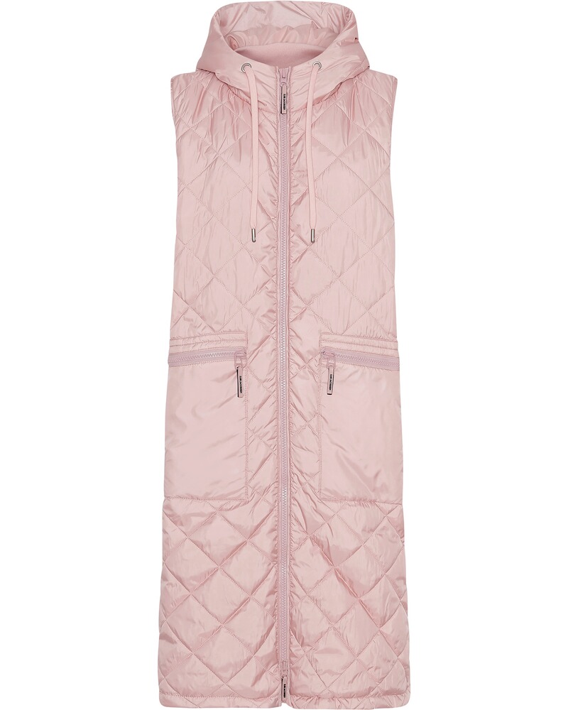 Steppweste Lang Rosa Lange Steppweste