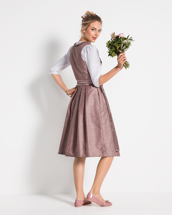 Country Line Midi Dirndl Mit Tullschurze Altrosa Schlamm Damenmode Mode Online Shop Frankonia At