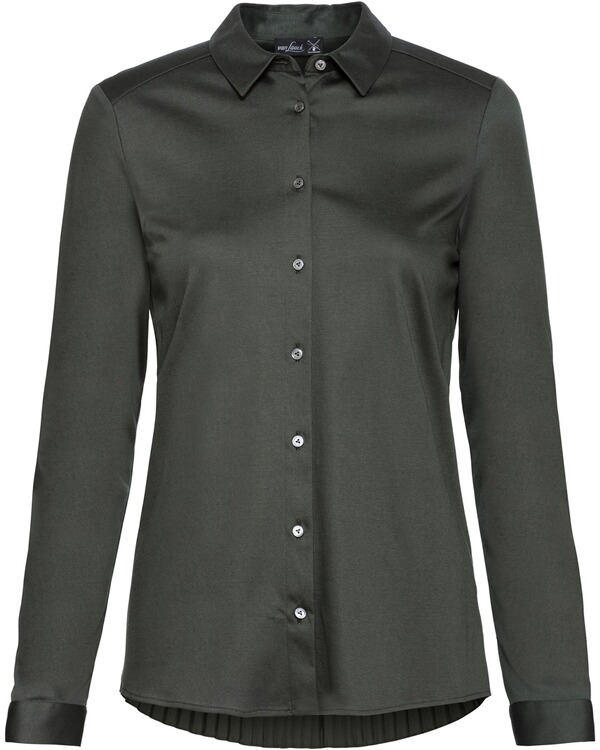 Van Laack Jersey Bluse Minni F Oliv Blusen Bekleidung Damenmode Mode Online Shop Frankonia At