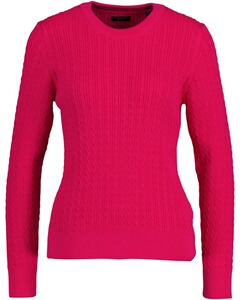 Moncler Kaschmir Pullover mit Logo-Stickerei in Pink Damen Bekleidung Pullover und Strickwaren Pullover 