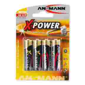 Batterie Alkaline X-Power Mignon AA /LR6, 4er-Pack, Ansmann