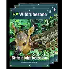 Hinweisschild Wildruhezone – 3er-Pack, Waidgerechte Jagd